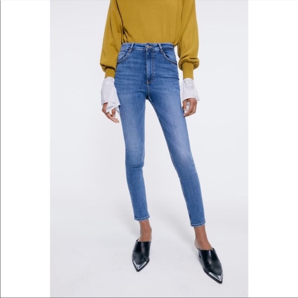 Zara Sculpt High Rise Skinny Jeans Join Life Collection
